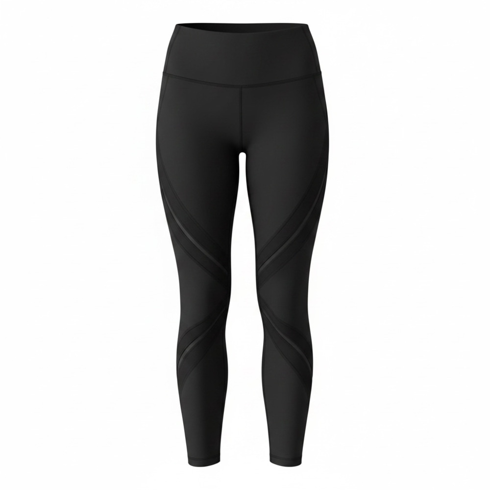 Lululemon Black High-Rise Mesh Cut-Out Leggings Size 4